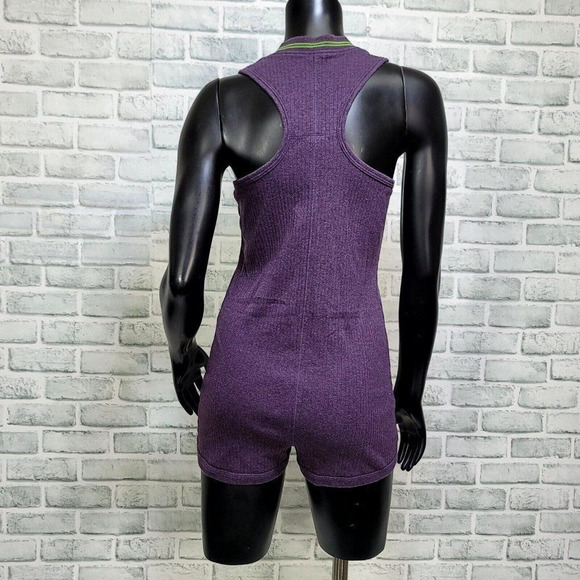 Victorias Secret Size S Purple Ribbed Racerback Super Soft Underware Romper - Picture 5 of 8